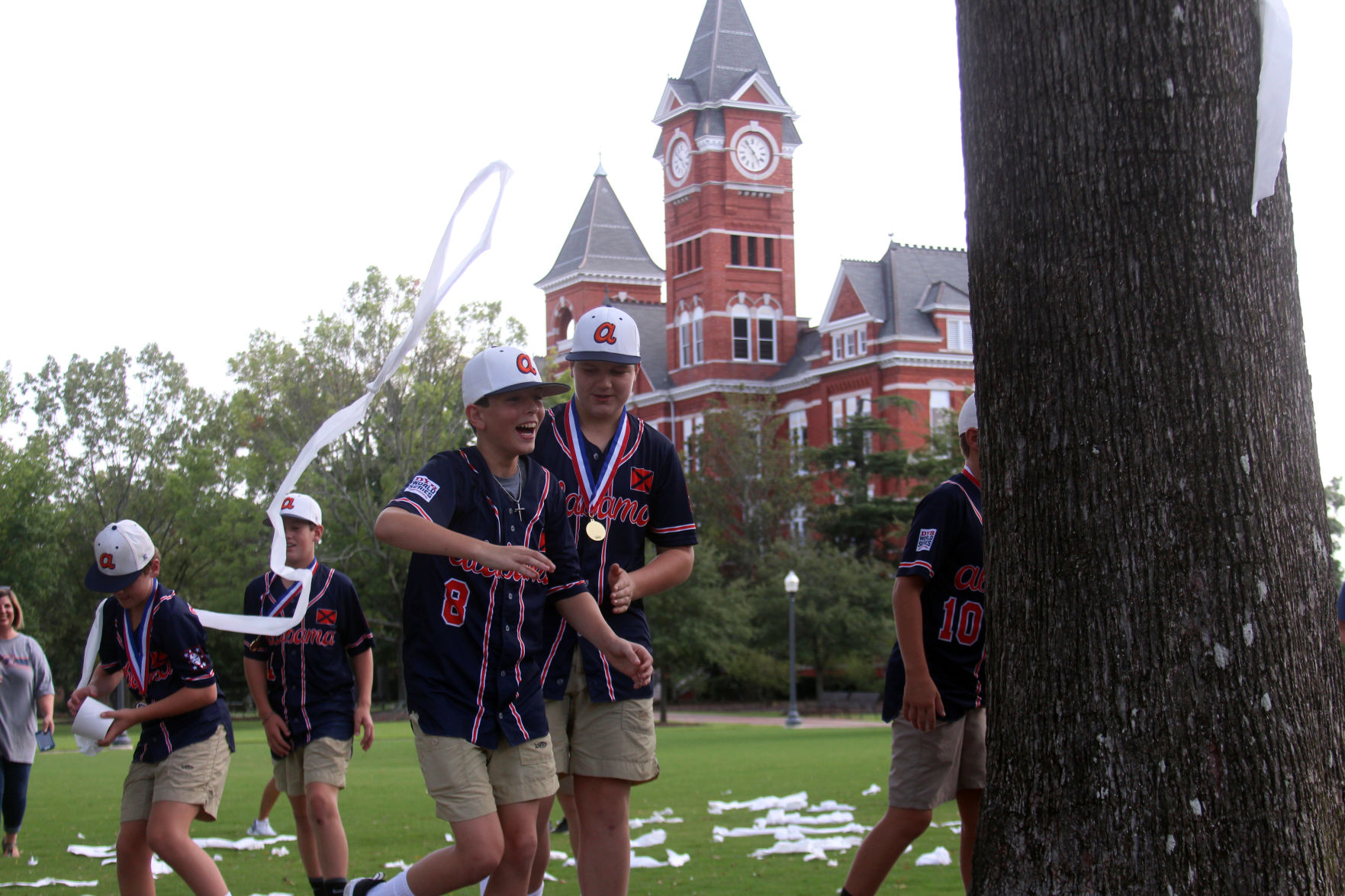 Auburn Orange Dixie Youth Baseball World Series champion celebration